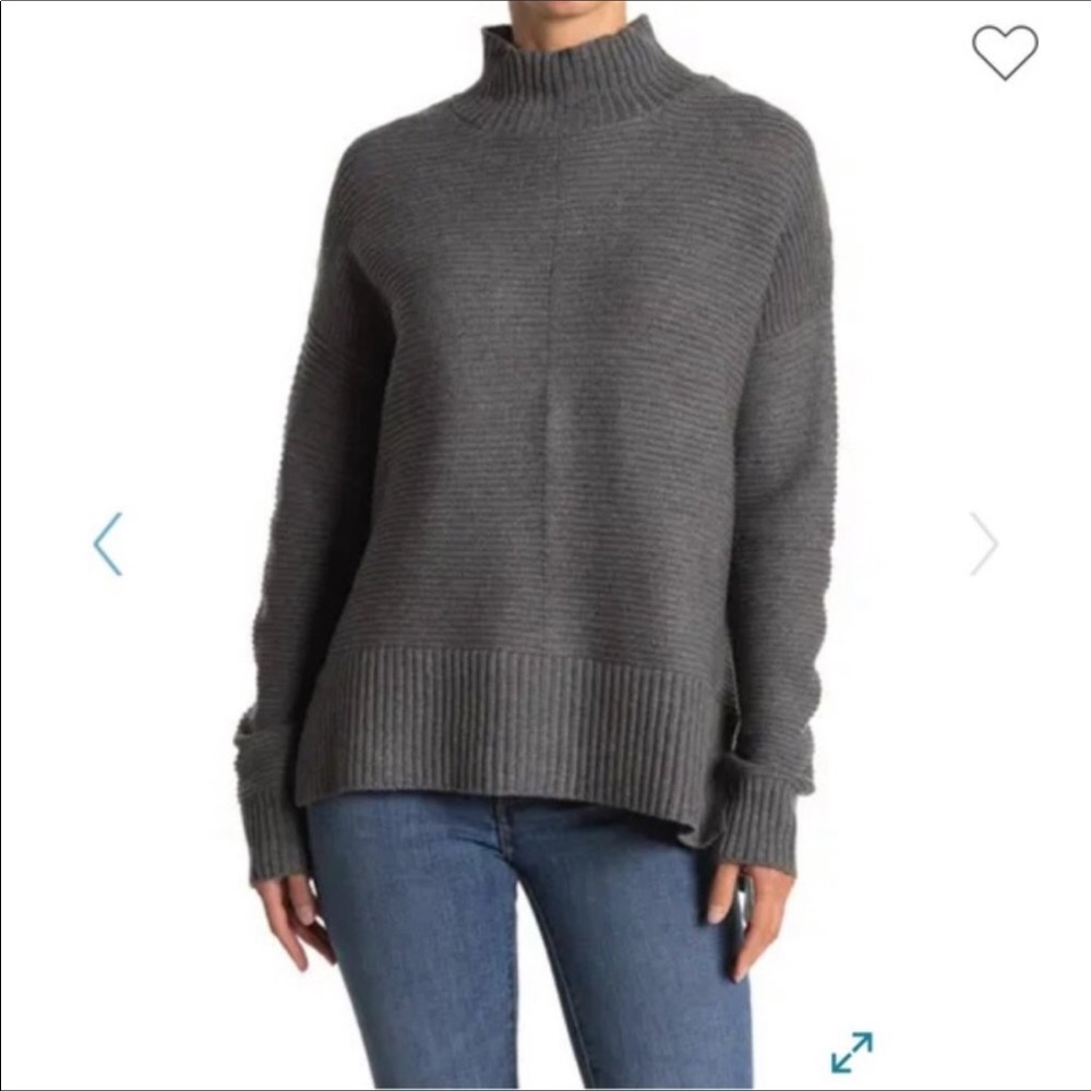 SWEET ROMEO  Mock Neck Cool Tunic Sweater S XL
